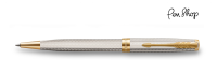 Parker Sonnet Premium Silver Mistral / Gold Plated Balpennen